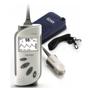 OXIMETRO SATUROMETRO PORTATIL CON SENSOR Y ESTUCHE MARCA EDAN Mod. H100