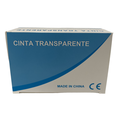 CINTA PLASTICO 2.5 (CHINA) TIPO TRANSPORE transparente