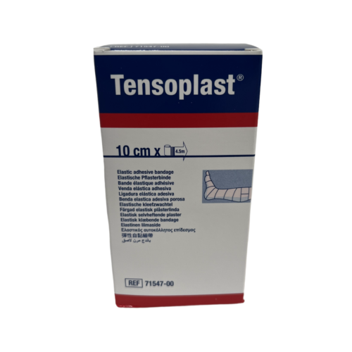 VENDA marca TENSOPLAST original, ELASTICA Y ADHESIVA (10 cm x 4,5 m) 