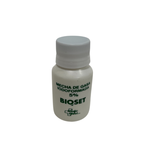 MECHA YODOFORMADA AL 5% y 10% Bioset