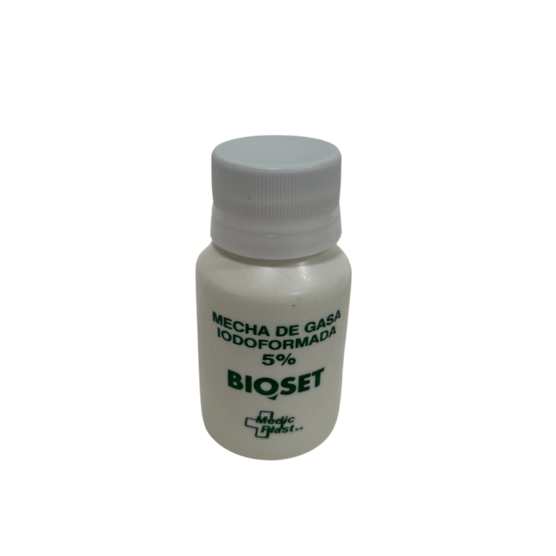 MECHA YODOFORMADA AL 5% y 10% Bioset