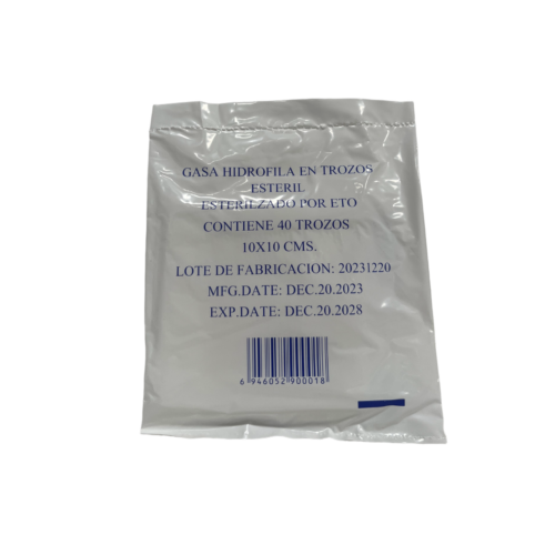 GASA ESTERIL 10X10 (PAQUETE X 40UNDS.)