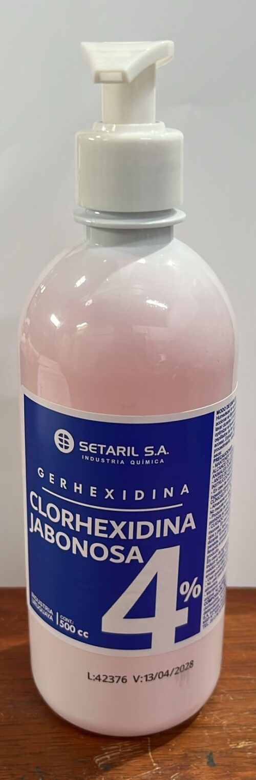 JABON LIQUIDO C/CLORHEXIDINA PROCID DE 500 CC AL 4% C/DISP.
