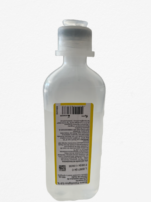 Suero fisiológico 100 ml.