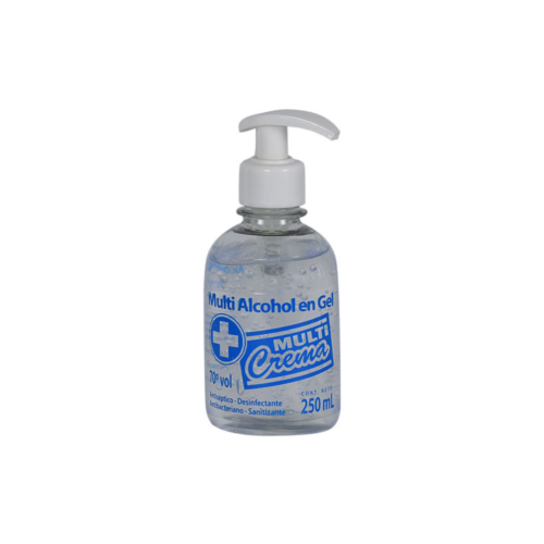 ALCOHOL EN GEL 70º X 250ML c/dispensador