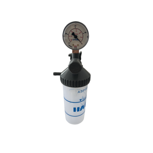 VACUOMETRO (MANOMETRO CON VASO POLIPROPILENO) HAOXI (cod. AS0456)