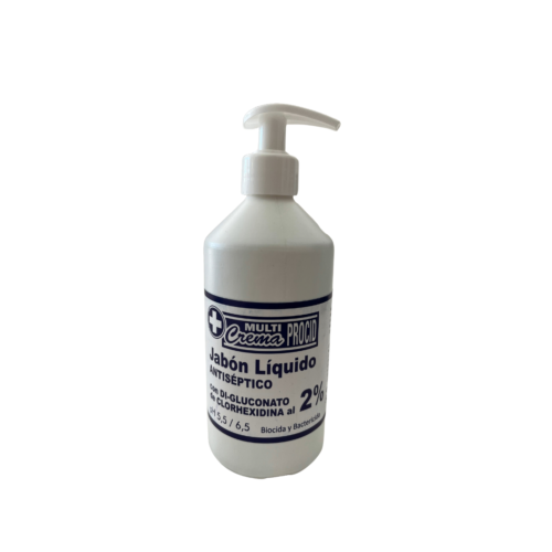 JABON LIQUIDO C/CLORHEXIDINA PROCID DE 500 CC AL 2% C/DISP.