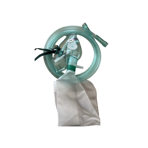 MASCARA OXIG adulto C/ BOLSA RESERV y tubul