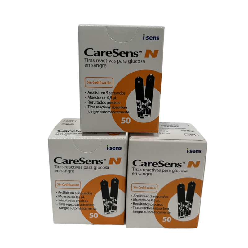 TIRA P/HEMOGLUCOTEST para equipo CARESENS NPOP