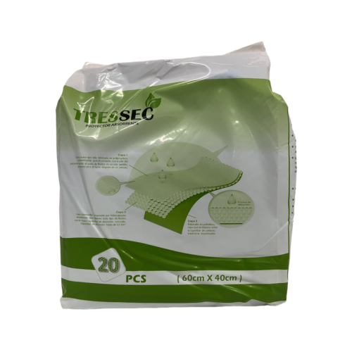 ZALEA, SABANINDAS, PROTECTOR ABOSORVENTE 60X40CM - con adhesivo en bordes