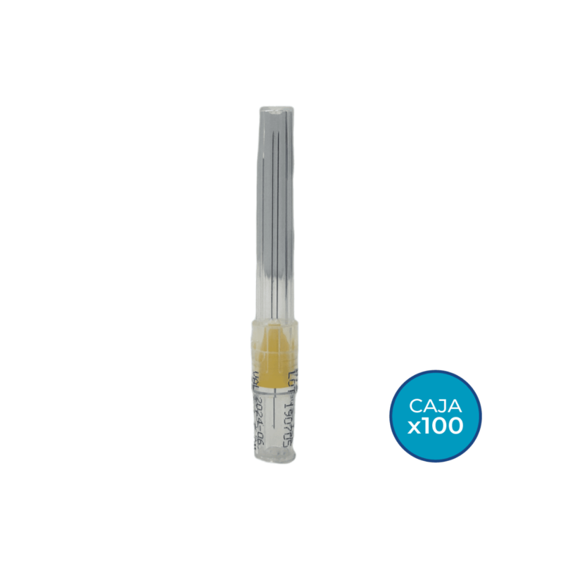 AGUJA CARPULE Corta (30g amarilla) y Larga (27g roja) odontologica Misawa Japón
