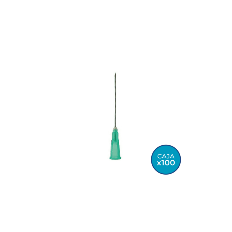 AGUJAS DESC. 18G X 1 ½ / 19G X 1 ½  / 20 X 1 /  20 X 1 ½ / 21 X 1 / 21 X 1 y ½  22G X 1 / 22G X 1 ½