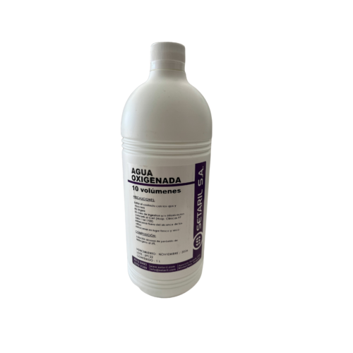 AGUA OXIGENADA 10 VOL. X 1 LT.