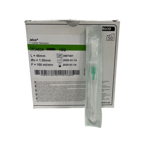 CATETER INTRAVENOSO JELCO 18, 20, 22 y 24G M.S.P. 401