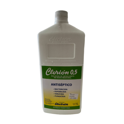 CLORION (HIPOCLORITO DE SODIO AL 0,05%) 1 LT - USO MEDICINAL -