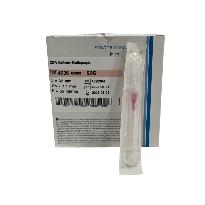 CATETER INTRAVENOSO JELCO 18, 20, 22 y 24G M.S.P. 401