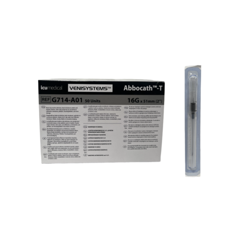 CATETER INTRAV. Marca ABBOCATH original 14, 16, 18, 20, 22 y 24G 