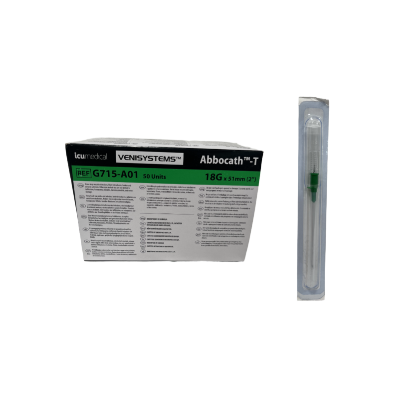 CATETER INTRAV. Marca ABBOCATH original 14, 16, 18, 20, 22 y 24G 
