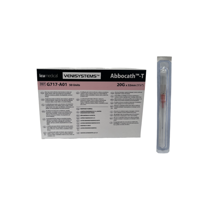 CATETER INTRAV. Marca ABBOCATH original 14, 16, 18, 20, 22 y 24G 