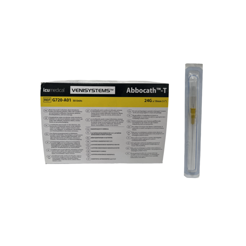CATETER INTRAV. Marca ABBOCATH original 14, 16, 18, 20, 22 y 24G 