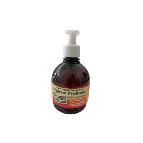 JABON LIQUIDO C/CLORHEXIDINA MULTICREMA AL 2% 250CC C/DISP.
