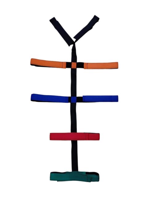 JUEGO CINTOS TIPO SPIDER IDENT CON CLOR, SUJECION C/ VELCRO