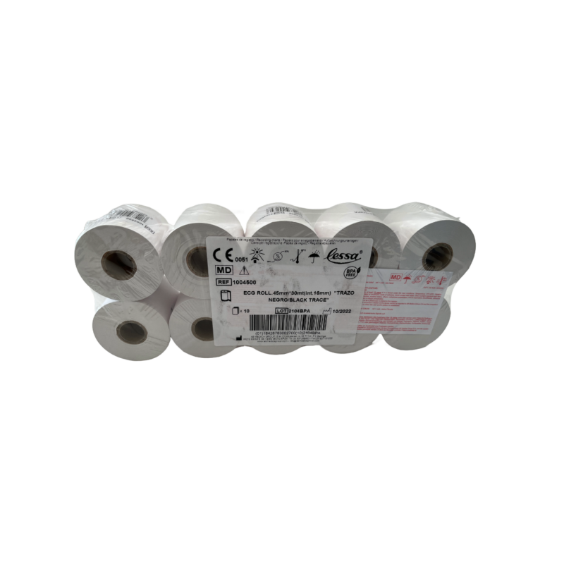 ROLLO PAPEL ECG 45MM