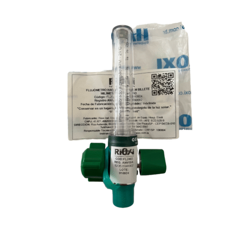FLUJIMETRO PARA OXIGENO HAOXI escala 0 A 3 Lpm (PEDIATRIA) (cod. FL2403)