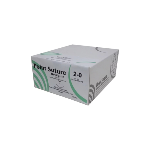 SUTURA TIPO ETHILON (Nylon) 2-0 // 3-0 // 4-0 // 5-0 // 6-0 marca Point Suture