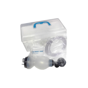 AMBU, RESUCITADOR SILICONA autoclavable, reusable, con valija, ADULTO, PEDIATRICO o NEONATAL