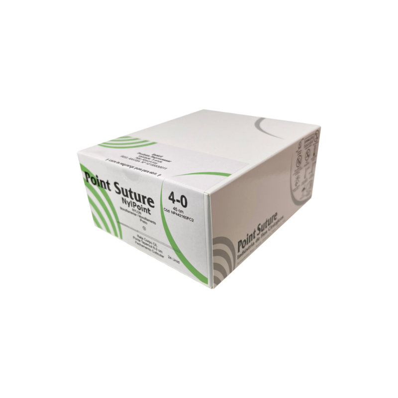 SUTURA TIPO ETHILON (Nylon)   2-0 // 3-0 // 4-0 // 5-0 // 6-0 marca Point Suture