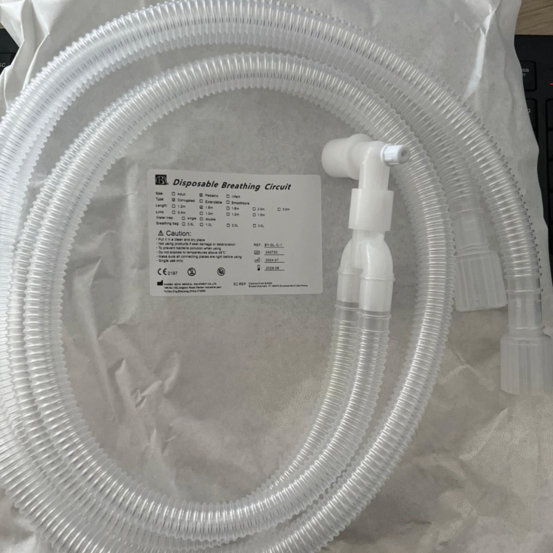 CIRCUITO VENTILACIÓN / ANESTESIA PEDIATRICO BOYA 1,60mts