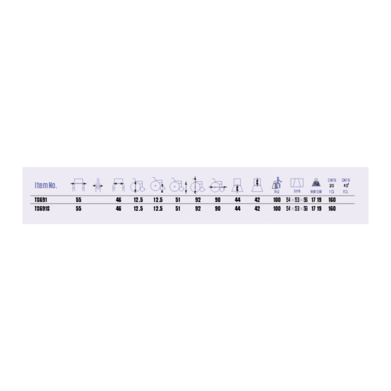 SILLA DE BAÑO 691 HIERRO PINTADO