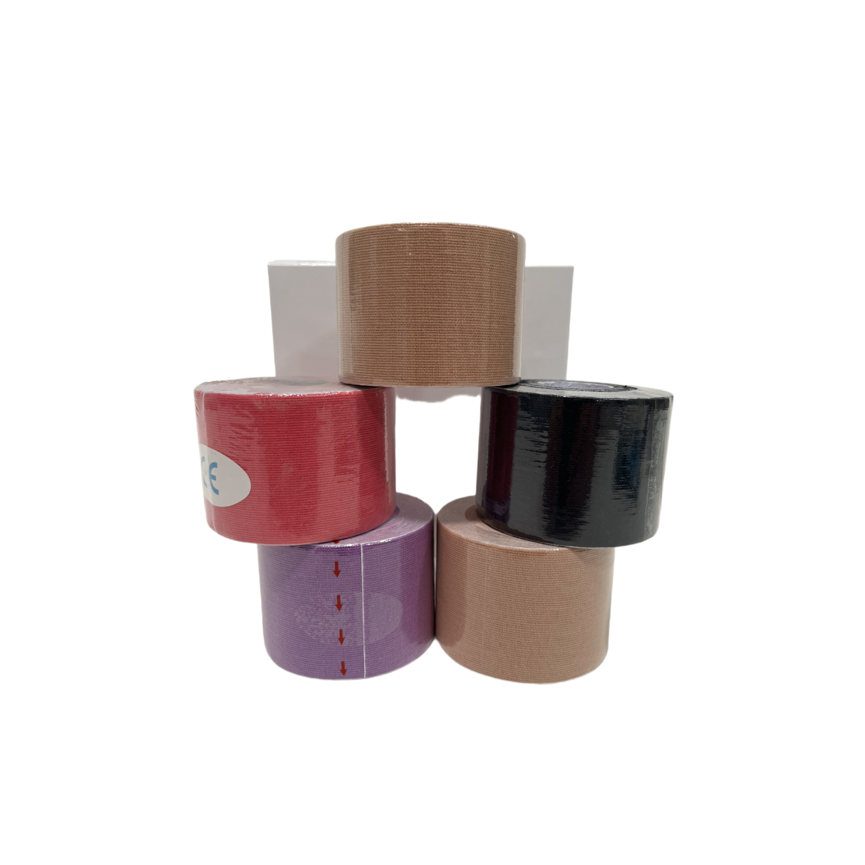 VENDA tipo K TAPE / S-TAPE KINESIOLOGICA Colores PIEL, TURQUESA, AZUL, VIOLETA y NEGRO